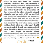 Chiropractic-Kalamazoo-MI-Chiro-Testimonial-Julie-S