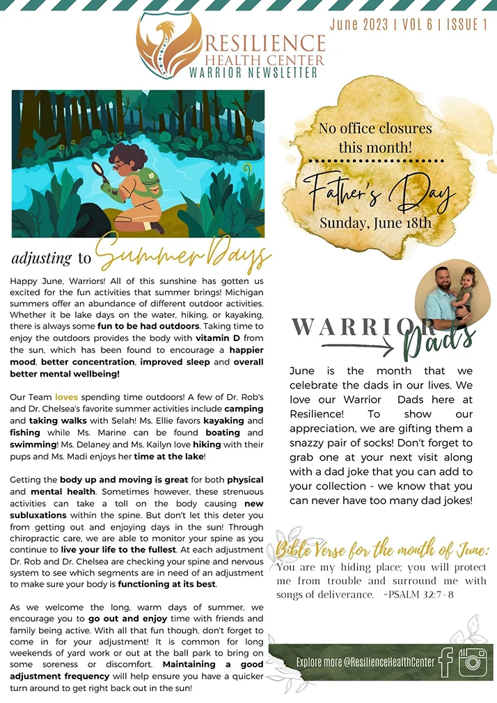 Chiropractic-Kalamazoo-MI-Newsletter-June-Issue-2023-1
