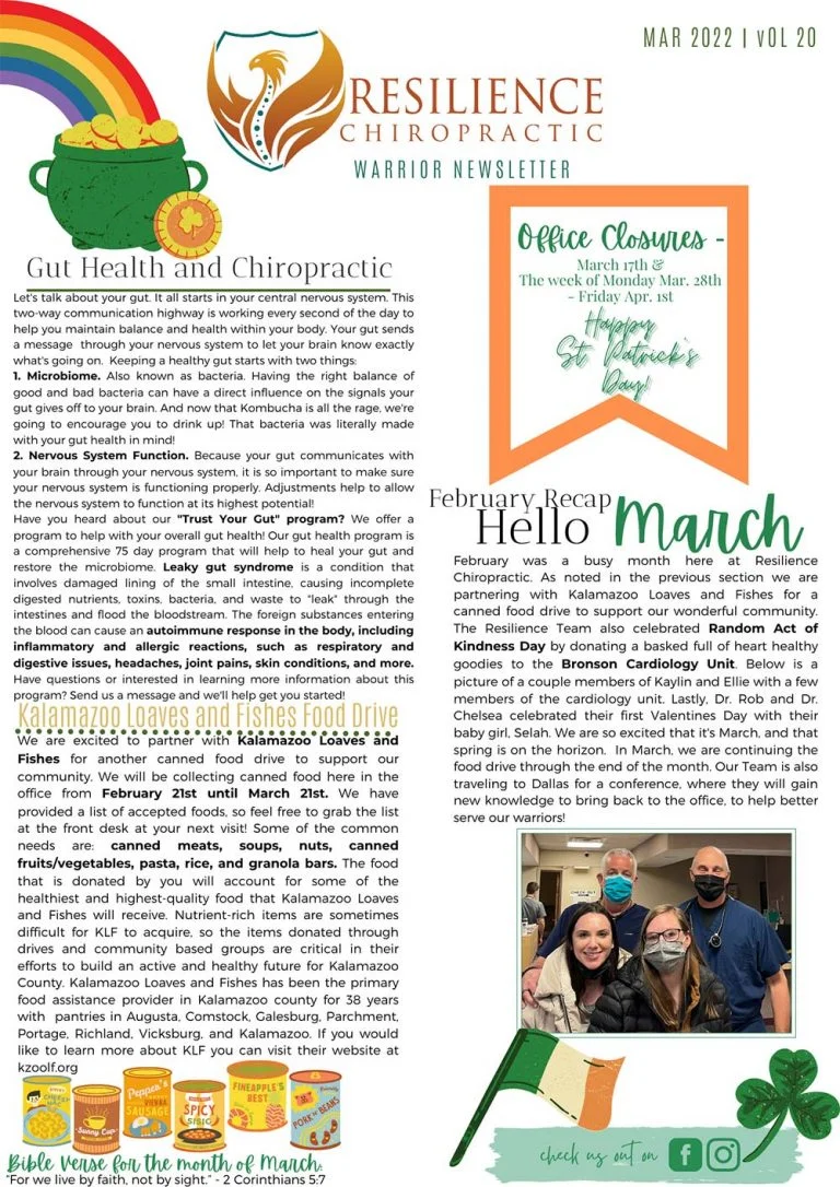 Chiropractic-Kalamazoo-MI-Newsletter-March-2022-768x1086