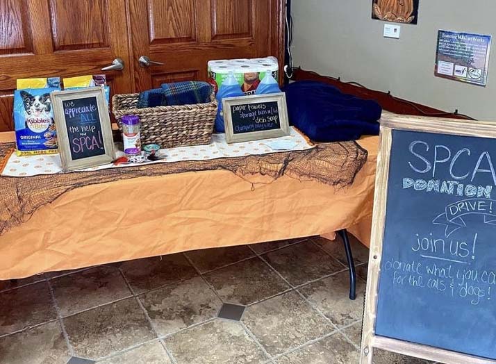 Chiropractic-Kalamazoo-MI-SPCA-Donation-Drive