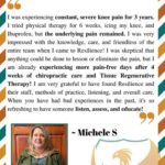 Chiropractic-Kalamazoo-MI-Tissue-Regenerative-Therapy-Testimonial-Michele-S